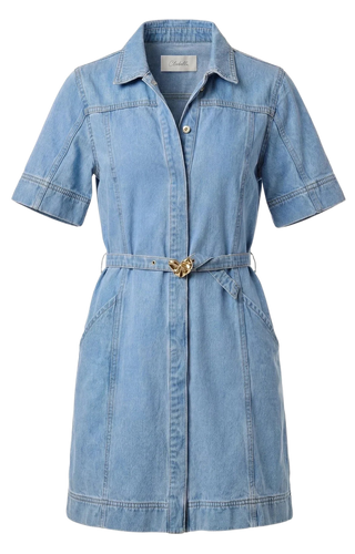 Cleobella Whitney Denim Dress, Light Denim