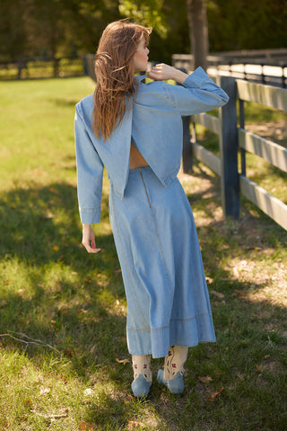 Olivia by Livro Megs Top, Denim