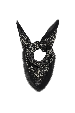 Maison Lecomte Flament Scarf, Bandana Black WC