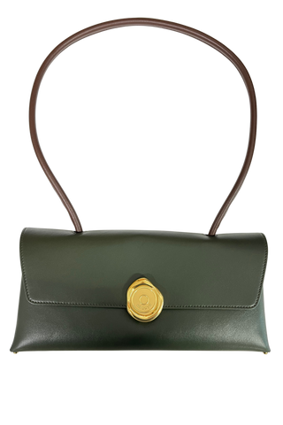 Mlouye Seal Flap Bag, Hunter Green