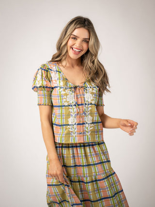 Beau & Ro Louisa Top, Camden Plaid