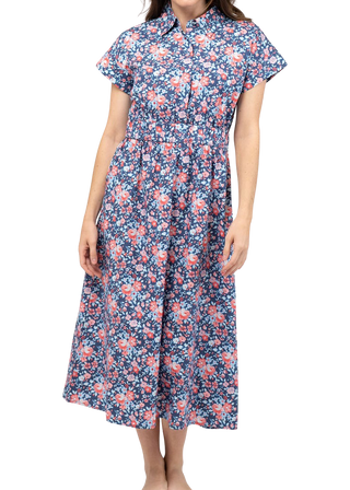 Beau & Ro Lisa Dress, Garden Navy