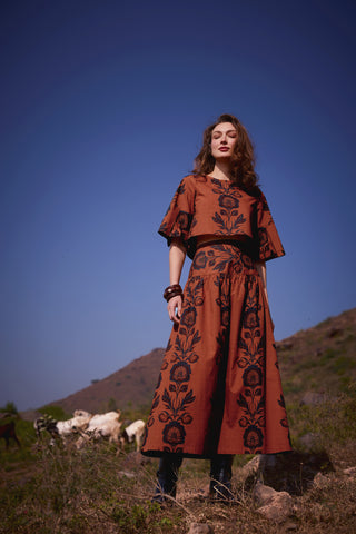 Beyond by Vera Kara Skirt, Elizabeth Cocoa