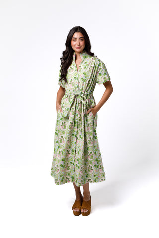 Holly Shae Bria Dress, Key Limes in Blue