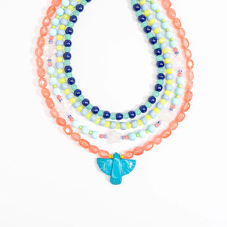 TS Gather Goods Thunderbird Necklace, Turquoise