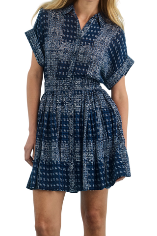 Hunter Bell Howard Dress, Inkwell Paisley
