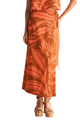 Omika Sammi Skirt, Naia Terracotta