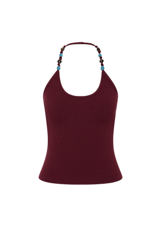 Roame. Ember Rib Tank, Mulberry