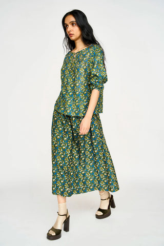Mirth Albion Top, Verdant Cattail