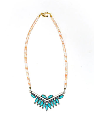 Gather Goods Needlepoint Arrow Necklace