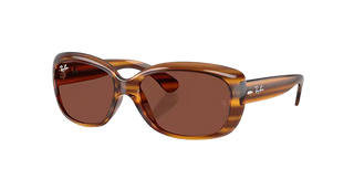 Ray-Ban Jackie OHH Sunglasses, Striped Red Havana