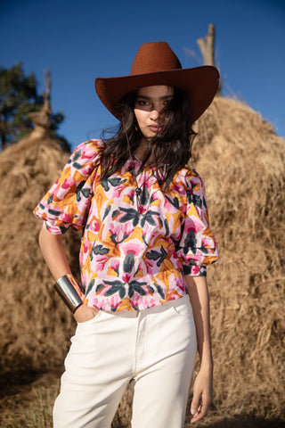 Beyond by Vera Lilly Top, Reflections Rose