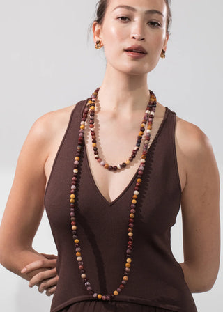 Jennifer Behr Savani Necklace, Jasper
