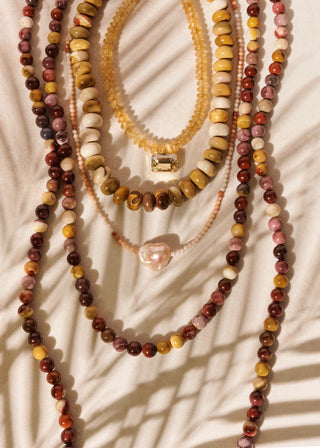 Jennifer Behr Savani Necklace, Jasper