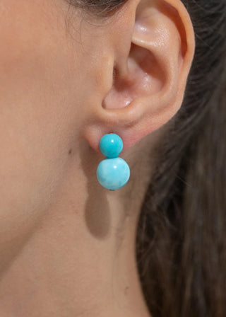 Jennifer Behr Cara Earrings, Turquoise