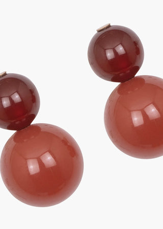 Jennifer Behr Cara Earrings, Carnelian
