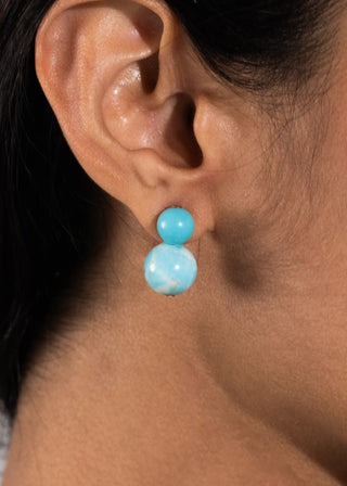 Jennifer Behr Cara Earrings, Turquoise