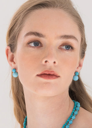 Jennifer Behr Cara Earrings, Turquoise