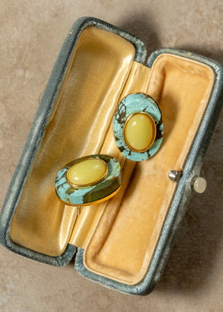 Jennifer Behr x Julia Berolzheimer Anson Earrings, Turquoise Multi