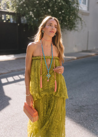Jennifer Behr x Julia Berolzheimer Anson Earrings, Turquoise Multi