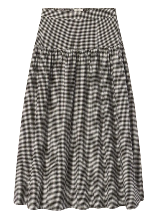 Trovata Lydia Skirt, Onyx Check โ Monkee's of Mount Pleasant