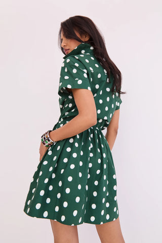 Cara Cara Asbury Mini, Polka Dot Green