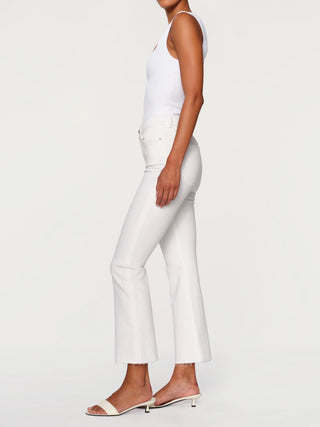 DL1961 Bridget Boot High Rise Instasculpt Crop, White