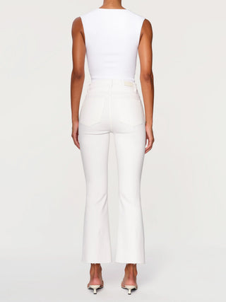 DL1961 Bridget Boot High Rise Instasculpt Crop, White