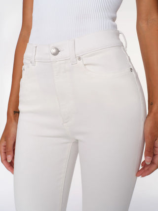 DL1961 Bridget Boot High Rise Instasculpt Crop, White