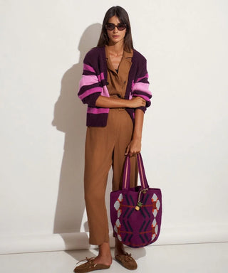 Guanabana Daphne Cala Bag, Fuchsia & Orange