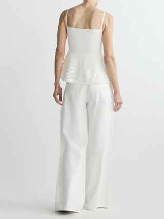 DL1961 Peplum Instasculpt™ Tank, White