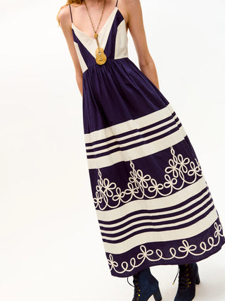 Carolina K Amelia Dress, Navy