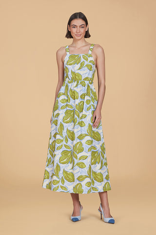 Emelia Dress, Zest Leaves