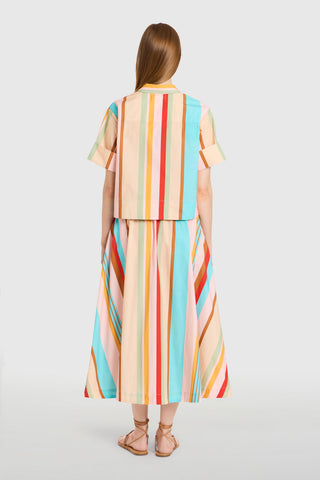Livro Pavilion Skirt, Amberline Stripes