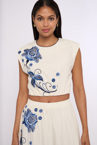 Love the Label Cambrie Tank, Kimber Embroidery
