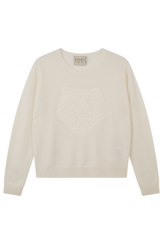 Jumper 1234 Embossed Tiger Crew, Mozarella