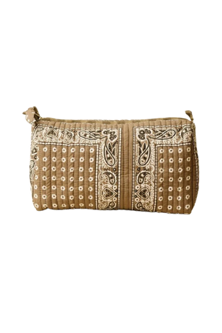Sunshine Tienda Large Pouch, Olive Bandana