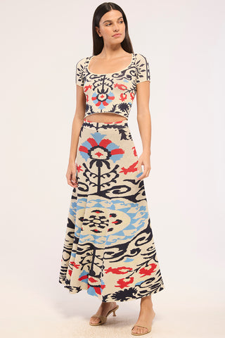 Misa Ocean Skirt, Summer Tapestry