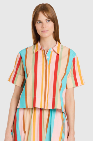 Livro Club Shirt, Amberline Stripes