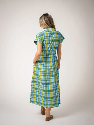 Beau & Ro Lisa Dress, Mystic Plaid