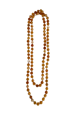 The Liv Beaded Layering Necklace, Sunwashed Stone