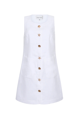 Cara Cara Rhapsody Dress, White