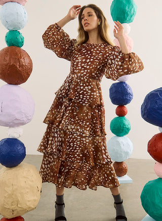 TS Hunter Bell Chelsea Dress, Dappled Doe