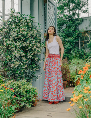 Love the Label Raquel Skirt, Paola Floral Print