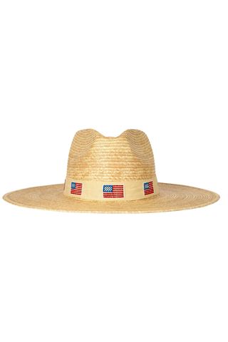 Sunshine Tienda Palm Hat, Ivory America