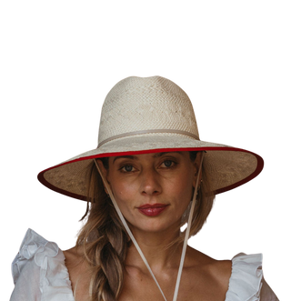 Freya Fiji Hat, Natural Red