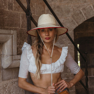 Freya Fiji Hat, Natural Red