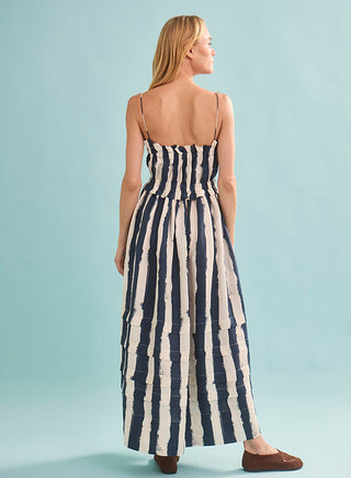 Hunter Bell Larkin Dress, Lighthouse Stripe Navy