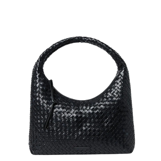 Loeffler Randall Willow Woven Hobo, Black