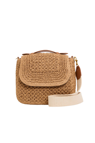 Louis w/ Top Handle Twisted Raffia, Palm
